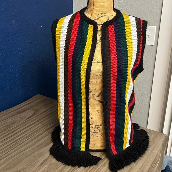 VTG SEARS UNION MADE KNIT VEST SIZE MEDIUM - Picture 1 of 16